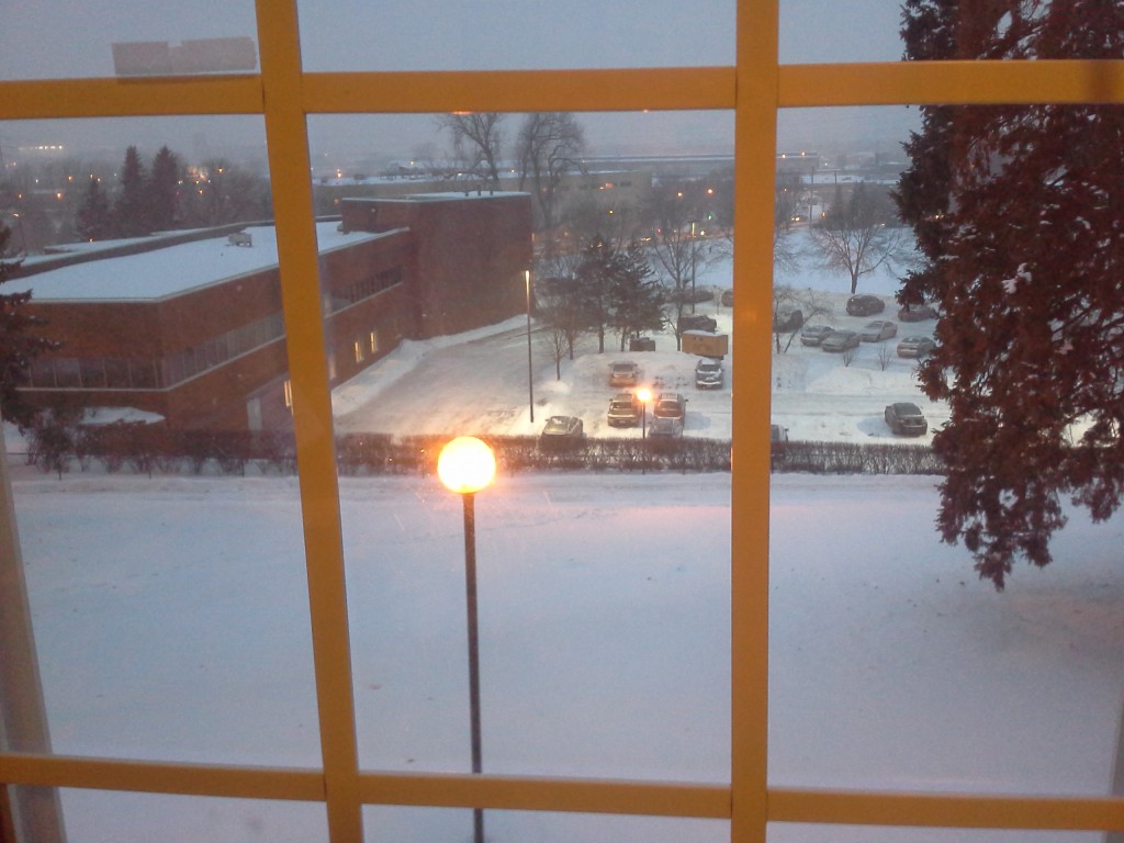 View from my campus dorm room